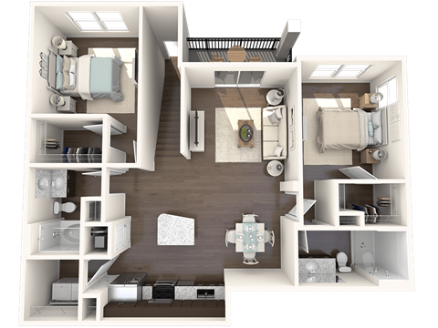 Orchid Floor Plan at Barcelona Jupiter, Florida, 33458